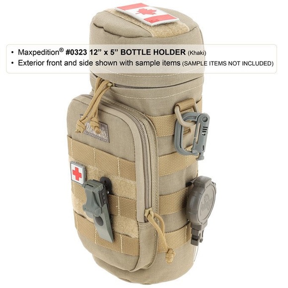 MAXPEDITION 12”x5” Bottle Holder - Picture 4 of 9
